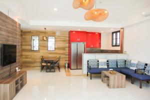 Posezení v ubytování Samui Mekkala Seaview