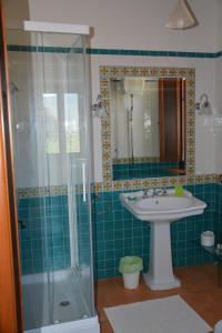 Ett badrum på Le Ghiande