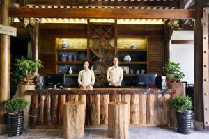 Lounge alebo bar v ubytovaní Zhangjiajie Wulingju Hotel