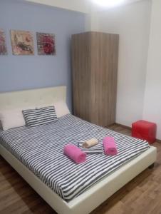 Postel nebo postele na pokoji v ubytování Tony Hotel