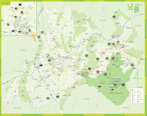 a map of the united states with elephants on it at KensingtonResort JirisanNamwon in Namwon