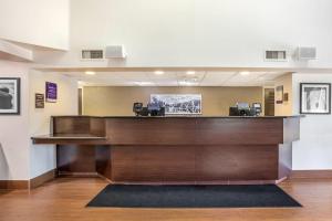 a waiting area in a hospital with a reception desk at Sleep Inn near Penn State - State College, PA in State College