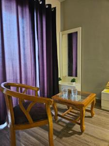 Posezení v ubytování Sky villa