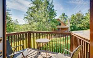 Balkón nebo terasa v ubytování Bear Necessities
