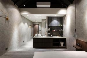 A bathroom at Zu Sin Garden B&B