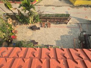 Un jardín fuera de Sauraha Alley Inn Lumanti