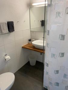 Koupelna v ubytování B&B Perron13