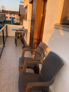 Svalir eða verönd á Hotel Kvadrati