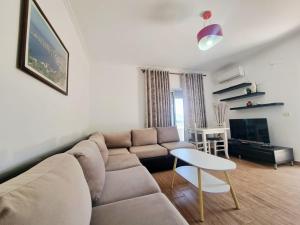 Χώρος καθιστικού στο Teli's Apartments