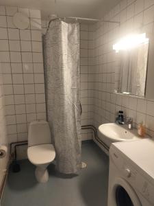 Koupelna v ubytování LibO-partment Hiirih 1