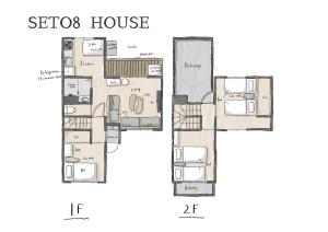 a floor plan of a setopoulos house at SETO8 House in Seto