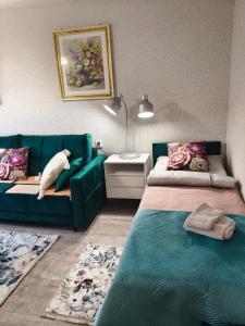 Χώρος καθιστικού στο Apartament Koliberkowy Zakątek