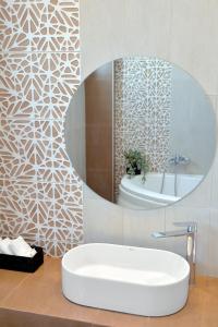 Um banheiro em Hotel Kalloni