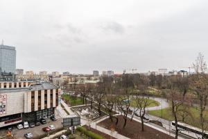 Výhľad na mesto Varšava alebo výhľad na mesto priamo z apartmánu