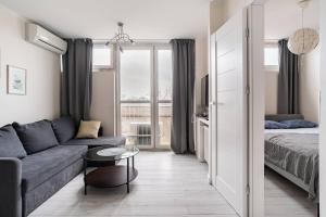 Posteľ alebo postele v izbe v ubytovaní Przechodnia2-ac-park View-2 Rooms