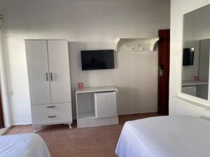TV a/nebo společenská místnost v ubytování Kaşhan Otel