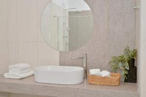 Um banheiro em Hotel Kalloni
