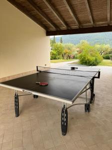 ガルダにあるCà Leo in Garda, relax & poolの卓球台