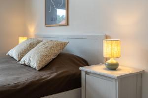 Postel nebo postele na pokoji v ubytování TinyGreens B & B