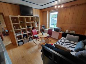 Posezení v ubytování Ferienwohnungen Hofmann