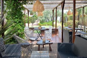 Um jardim em Hotel Kalloni
