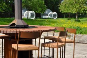 Un jardín fuera de Noortweghe GLAMPING