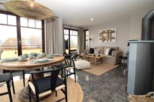 Ruang duduk di Hafen-Appartement Fritz