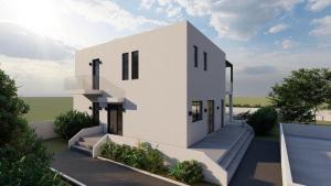 Linea Verde Villa Exclusive by Sealand Villas في تسيليفي: تقديم بيت ابيض