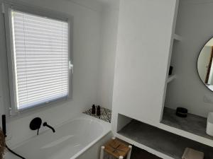 A bathroom at Casa Trece