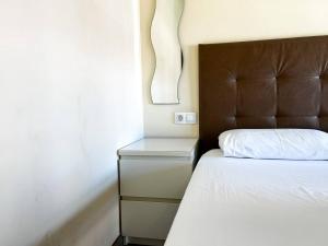Posteľ alebo postele v izbe v ubytovaní Apartamento super luminoso