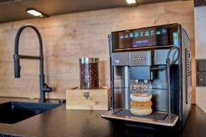 Η κουζίνα ή μικρή κουζίνα στο Luxus Chalet Zur Resi