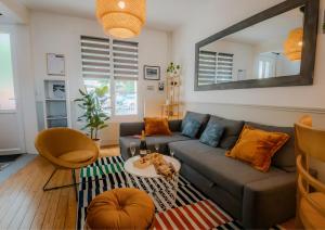 Posezení v ubytování La Maison du Parc - 2 chambres proche polyclinique