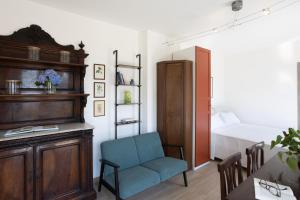 Χώρος καθιστικού στο Suite Federico