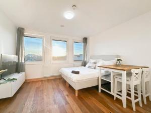 Postel nebo postele na pokoji v ubytování Vila Grebovka