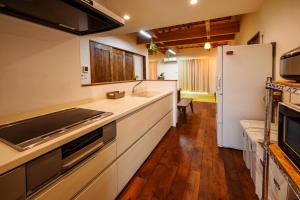 Dapur atau dapur kecil di palm tree