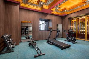 Fitness centrum a/nebo fitness zařízení v ubytování Days Inn by Wyndham Songpan Chuanzhu Temple