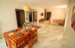 Posezení v ubytování Golden Crest Service Apartments