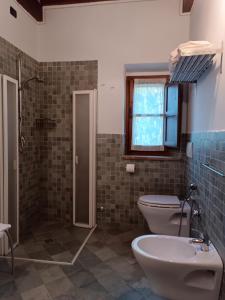 A bathroom at Agriturismo La Provenca