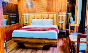 Voodi või voodid majutusasutuse The Boho Shimla toas
