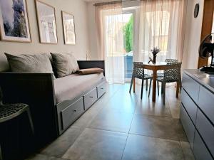 Χώρος καθιστικού στο Eibauer Apartments
