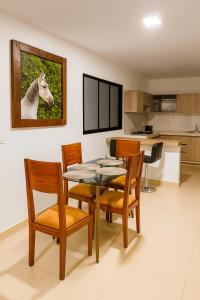 Η κουζίνα ή μικρή κουζίνα στο Hermoso Apartamento Amoblado