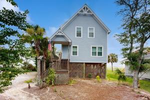 Bygningen som feriehuset ligger i