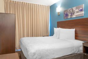 Red Roof PLUS Brooklyn - 3rd Ave客房内的一张或多张床位