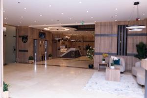 Lobi atau kawasan kaunter penerimaan di فندق نجمة مارينا Marina Star Hotel