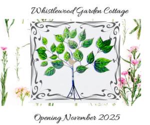 a drawing of a plant in a frame with flowers at Whistlewood Guesthouse Walmer, Port Eizabeth in Port Elizabeth