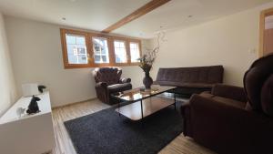 Posezení v ubytování Ferienwohnung Slavica Dorfstrasse 94 Randa