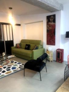 Posezení v ubytování Atelier des Doux