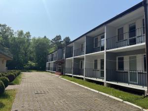 Budynek, w którym mieści się hostel