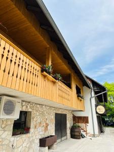 Balcon ou terrasse dans l'établissement Stara Žaga