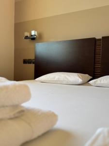 Postel nebo postele na pokoji v ubytování Villa in Elassona-Βίλα στην Ελασσόνα